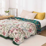 Throw Blanket Organic Cotton 4-Layer Gauze Oversized