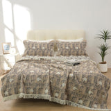 Throw Blanket Oversized 100% Cotton Boho Woven