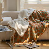Throw Blanket Plush Microfiber Retro Floral 59x79