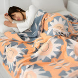 Throw Blanket Pure Cotton Lightweight & Breathable