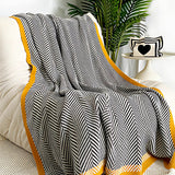 Throw Blanket Ultra-Soft Acrylic Lightweight & Machine Washable