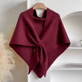 Triangle Shawl Lightweight Microfiber Blend Machine Washable