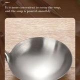 Utensil Set 6-Piece Stainless Steel Heads & Wooden Handles