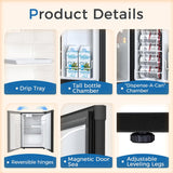 2.6\3.2 cu. ft Mini Fridge with Freezer