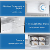 2.6\3.2 cu. ft Mini Fridge with Freezer