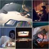 Book Light with 14 LEDs and Clip-On Design