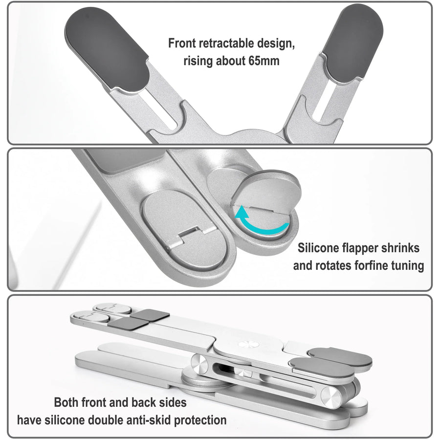 Aluminum Laptop Stand with 360-Degree Adjustable Angles