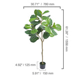 Fake Olive Plant with Stable Stand