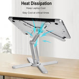 Aluminum Laptop Stand with 360-Degree Adjustable Angles