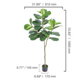 Fake Olive Plant with Stable Stand
