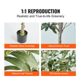 Fake Olive Plant with Stable Stand