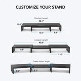 Riser for Dual Monitors - Adjustable Stand