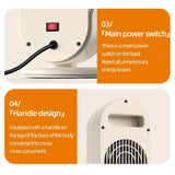 Electric Desk Heater 1200W for Efficient Heating