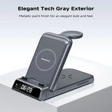 3-in-1 Wireless Charging Dock – Foldable Design for Devices
