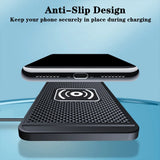 Fast Charging Pad for Cars with Anti-Slip Design