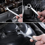 WORKPRO 7-Piece 3-in-1 Reversible Ratchet Wrench Set, Metric
