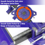 WORKPRO Bench Vise 4-1/2" Vice for Workbench
