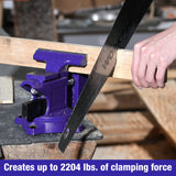 WORKPRO Bench Vise 4-1/2" Vice for Workbench