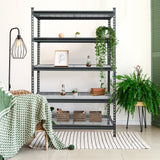 WorkPro 5-Tier Metal Storage Shelving Unit 48"W x 24"D x 72"H Adjustable Storage Rack Heavy Duty Shelf