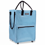 WORKPRO Large Rolling Grocery Bag, 36-Gallon Tote with 5 Wheels, 110 lbs Capacity, Dual Carry, Wide Zipper & Extra Storage for Shopping, Laundry & Moving