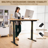 WORKPRO 47.2"×23.6" Adjustable Workbench, Crank Stand Desk, 300LBS Capacity