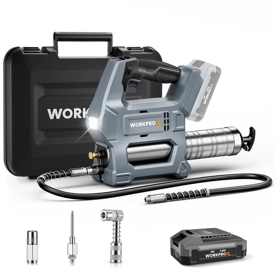 WORKPROX Electric Grease Gun, 10000 PSI, 4.2 oz/min