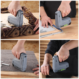 WORKPRO 3.6V 2.0Ah Battery Powered Electric Cordless 2-in-1 Staple and Nail Gun, Grey