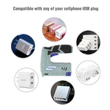 WORKPRO 3.6V Electric Staple Nail Gun 2000PCS Staples Nails USB Charging Cable