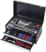 WORKPRO 239-Piece Household Tool Set with 2-Layer Drawers Heavy Duty Metal Box - Perfect for Household, DIY, Auto