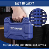 WORKPRO 14-Piece Ratcheting Combination Stubby Wrench Set