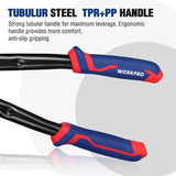 WORKPRO 30" Bolt Cutter, Chrome Molybdenum Steel Blade, Heavy Duty Bolt Cutter with Soft Rubber Grip, Cutting Tool for Cut Chain, Wire, Screw, Rivet