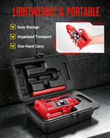 WORKPRO Bottle Jack, 4 Ton Heavy Duty Hydraulic Car Jack with Storage Case