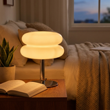 Glass Table Lamp in Cloud Macaron Design