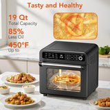 Kismile 19QT Air Fryer Toaster Oven Combo 93184KAF1