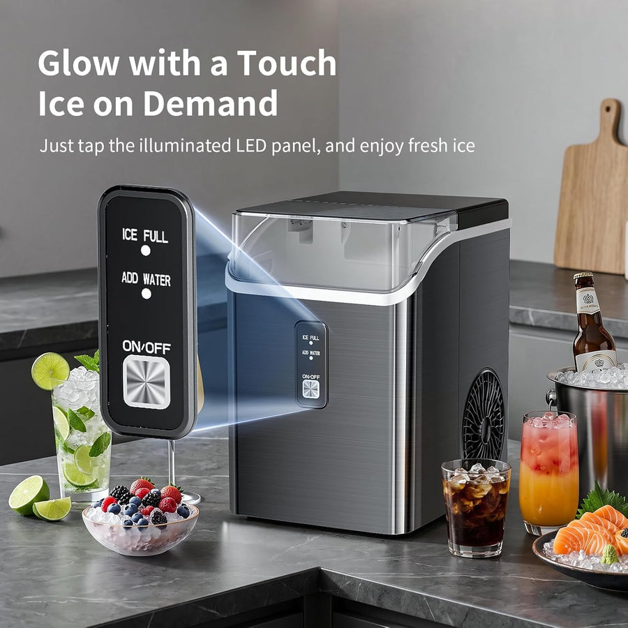 35 lb Nugget Ice Maker Countertop, Self-Cleaning IM5815NG