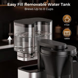Kismile 8 Cup Drip Coffee Maker Machine 93125KCM0