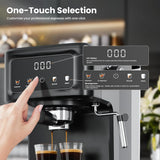 Kismile Espresso Machine with Milk Frother 80501KCM0