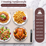 Kismile Rollable Silicone Warming Tray with LED Display WB2968