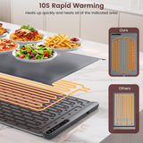 Kismile Rollable Silicone Warming Tray with LED Display WB2968