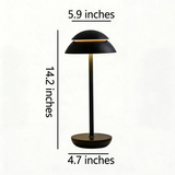 Touch-Controlled Cordless Mushroom-Shaped Table Light